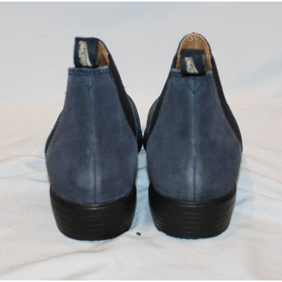 Blundstone 2174 Low Heel Short Chelsea Boots Womens‎ Size 6.5 Blue Suede… - Picture 5 of 7